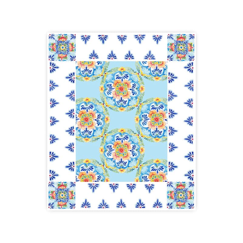 Laural Home Talavera Tablecloth - 70x84
