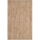 preview thumbnail 22 of 145, SAFAVIEH Jerneja Handmade Solid Chunky Jute Area Rug 2' x 3' - Natural/Ivory