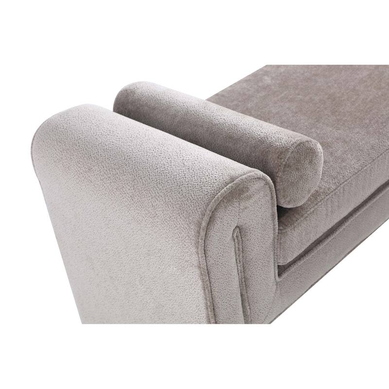Manhattan Comfort Modern Concord Chenille 59 Inch Bench