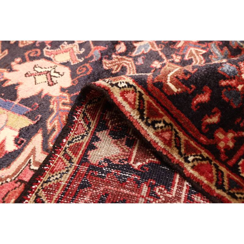 ECARPETGALLERY Hand-knotted Sarabi Light Red Wool Rug - 6'11 x 9'1