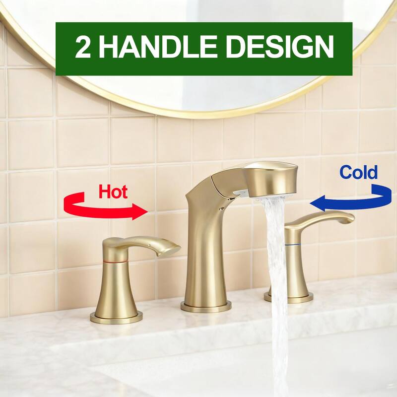 Topcraft Pull Down Two Handle Bathroom Sink Faucet