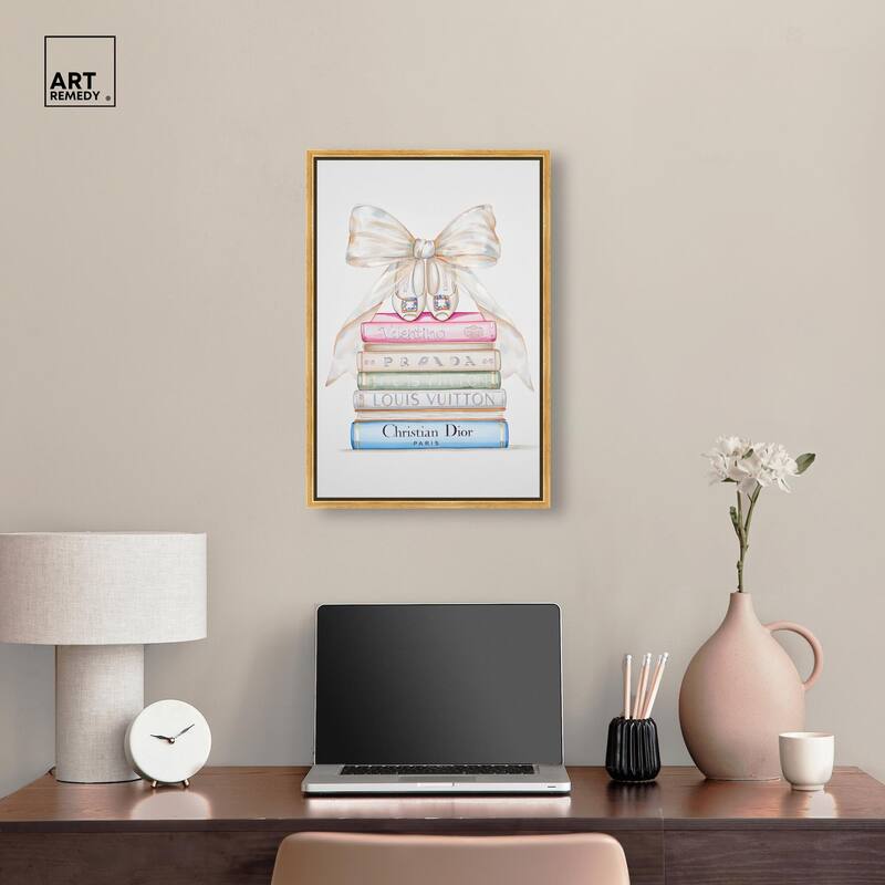 Heel and Luxury Books I Canvas by Art Remedy