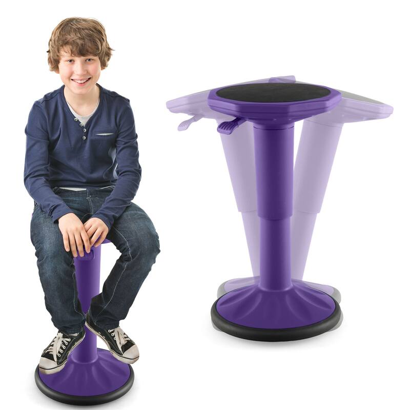 Adjustable Wobble Stool for Kids and Adults Ergonomic Active Sitting Chair with Non Slip Base