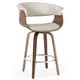 preview thumbnail 150 of 186, 26"/29" Faux Leather Swivel Bar Stools, Wood Counter Stool Griege - Counter Height