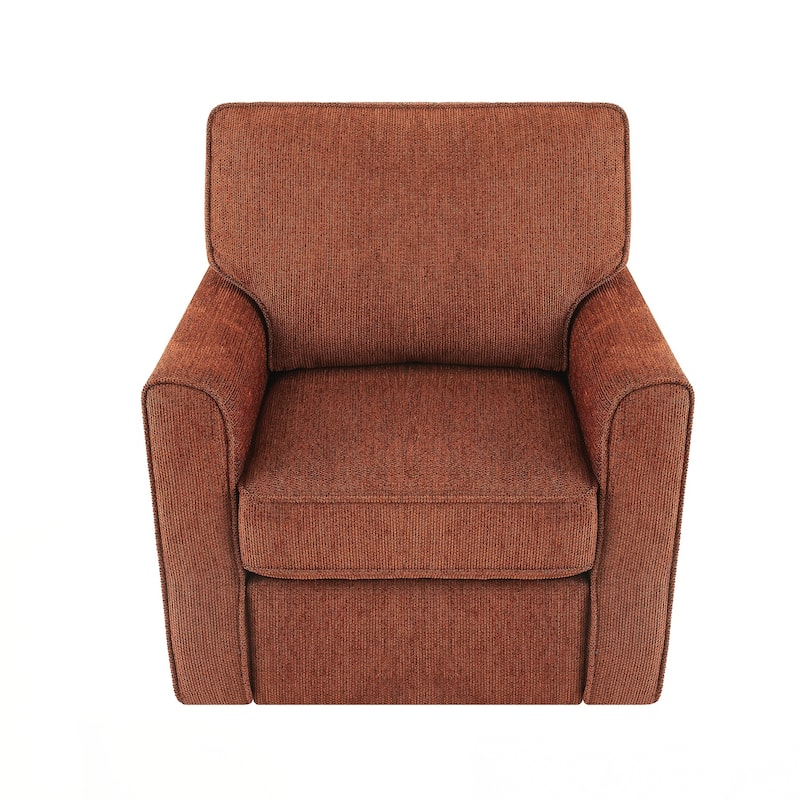 360° Swivel Chair Accent Barrel Armchair Swivel Sofa Chair with Side Pockets for Living Room, Bedroom, Office and Hotel