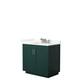 Option Green, Nickel Trim, Giotto Quartz Top