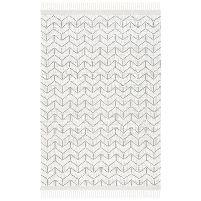 SAFAVIEH Handmade Vermont Vagia New Zealand Wool Rug - 6' Square - Ivory