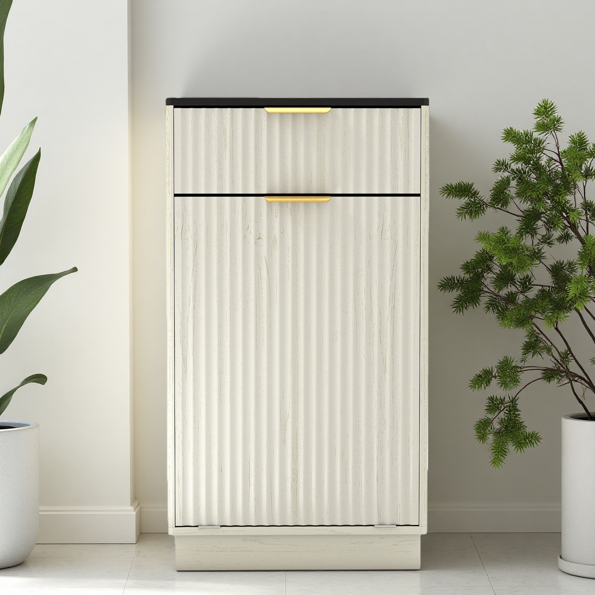 65" Corner Cabinet with Shelves, Wine Glass Rack, USB & AC Outlets, 6-Tier Freestanding Corner Storage for Kitchen, Living Room