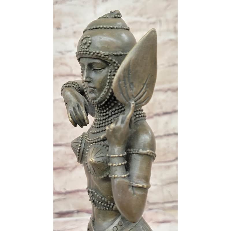 Middle Eastern Arabian Princess Bronze Sculpture Statue Figure Art Deco Chiparus