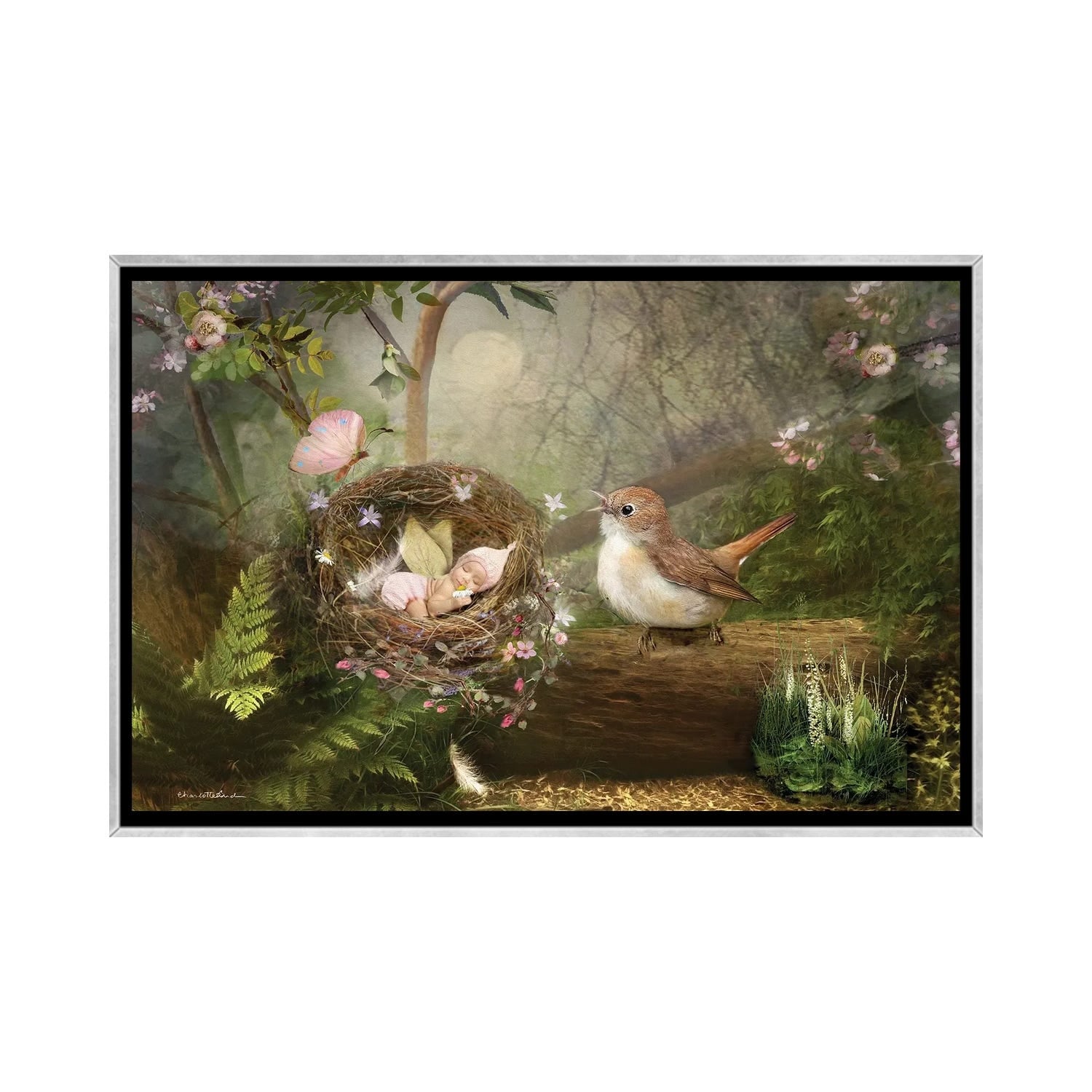 iCanvas "The Lullabye" by Charlotte Bird Framed