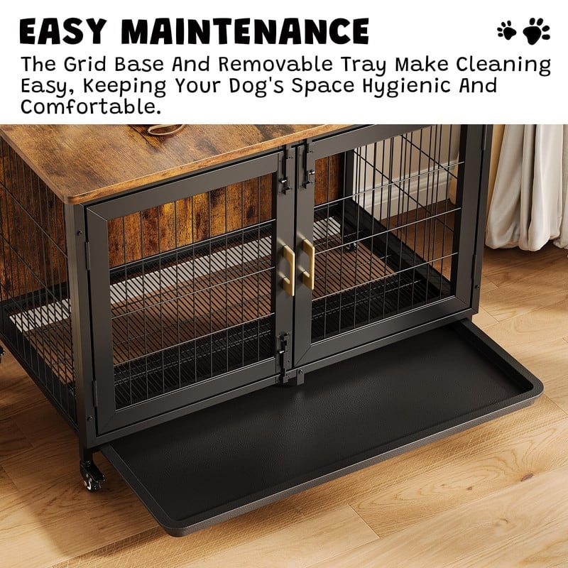 Heavy Duty Dog Crate Kennel Furniture