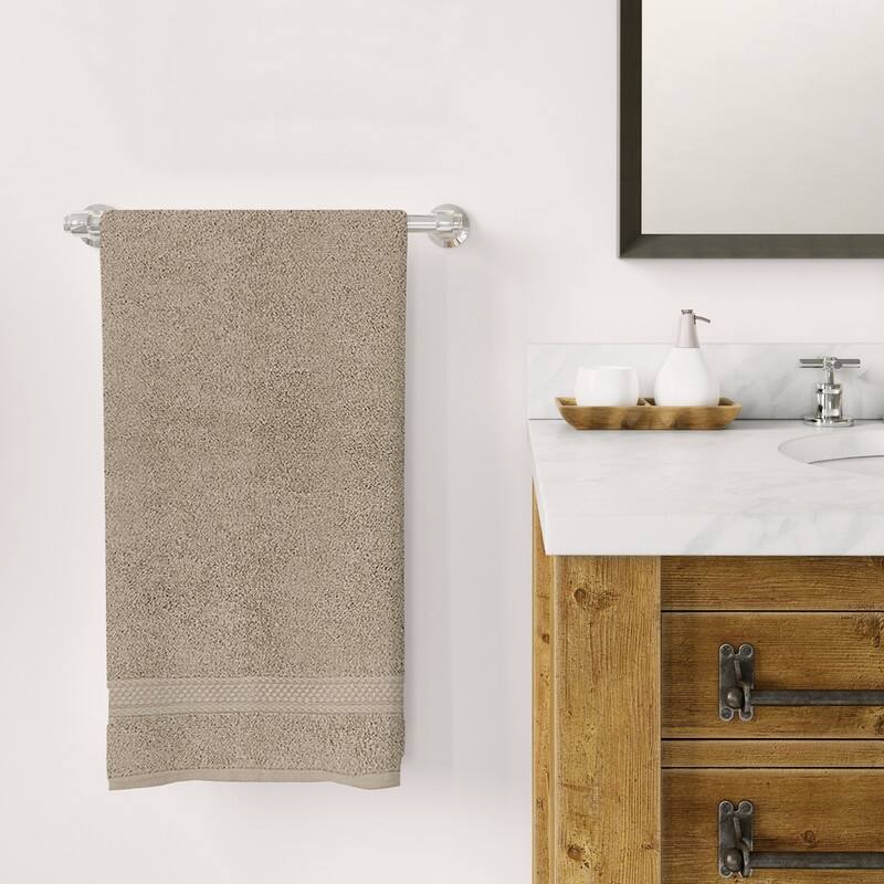 A1HC Bath Towel Set, 500 GSM Duet Technology 100% Ring Spun Cotton, Oeko-Tex Green Certified, Ultra Soft, Quick Dry