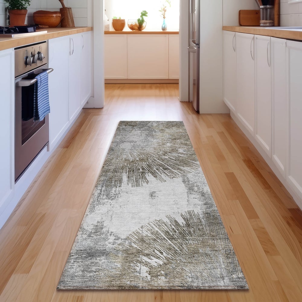 Premium Washable Super Soft Modern Burst Mayfield Rug