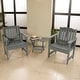 preview thumbnail 9 of 22, HIGHWOOD Garden Chairs and Folding Side Table (3-piece Set)