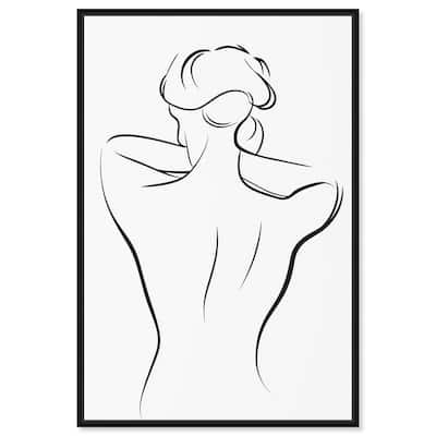 Woman in Contour II Canvas by Art Remedy