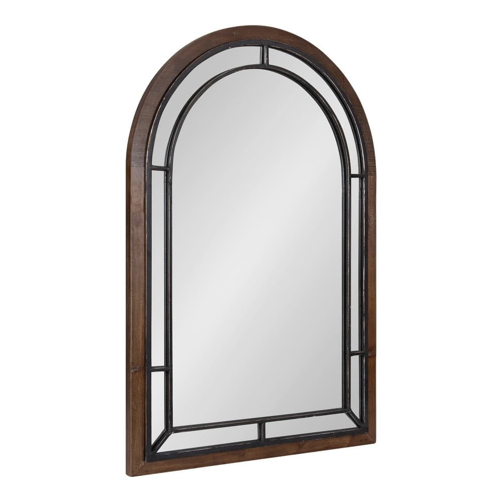 Kate and Laurel Audubon Framed Arch Mirror - 24x36