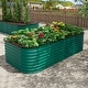 preview thumbnail 29 of 39, VEIKOUS 24''H Galvanized Raised Garden Bed, Durable Outdoor Planter Box with Rust-Resistant Steel