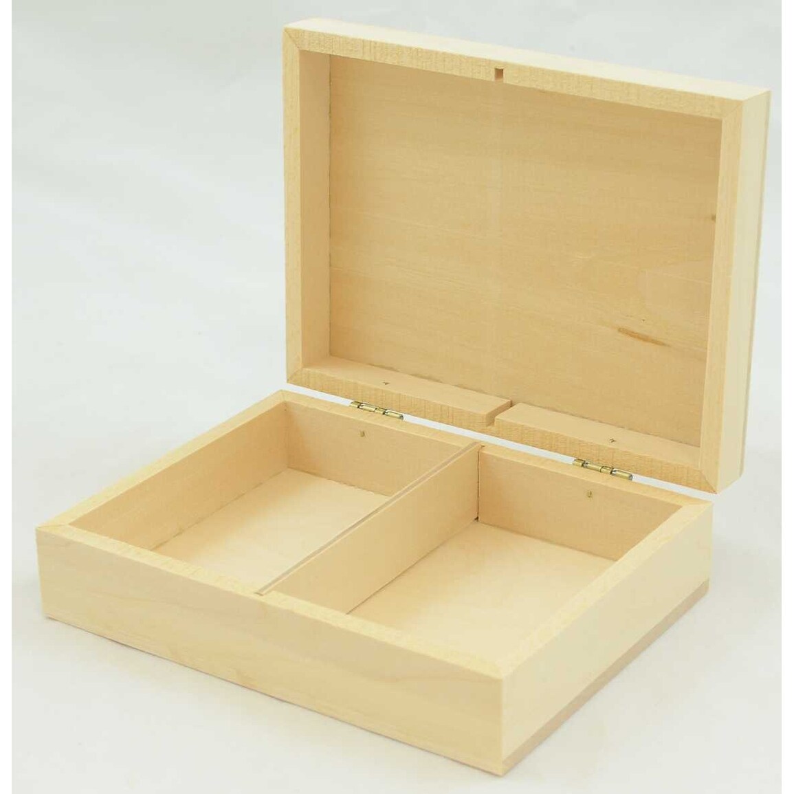 Shop 1 Pc Card Box Hinged W Divider 6 12 X 2 X 4 63 Ready To