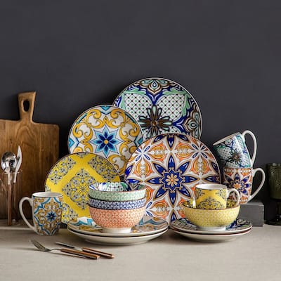 Vancasso Boho Porcelain 16-piece Dinnerware Set