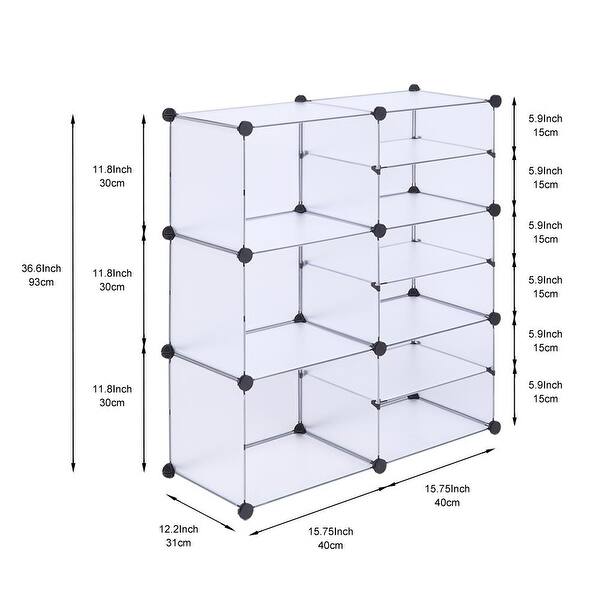 Interlocking Plastic Cubes Storage Organizer with Divider Design Bed Bath & Beyond 33168049