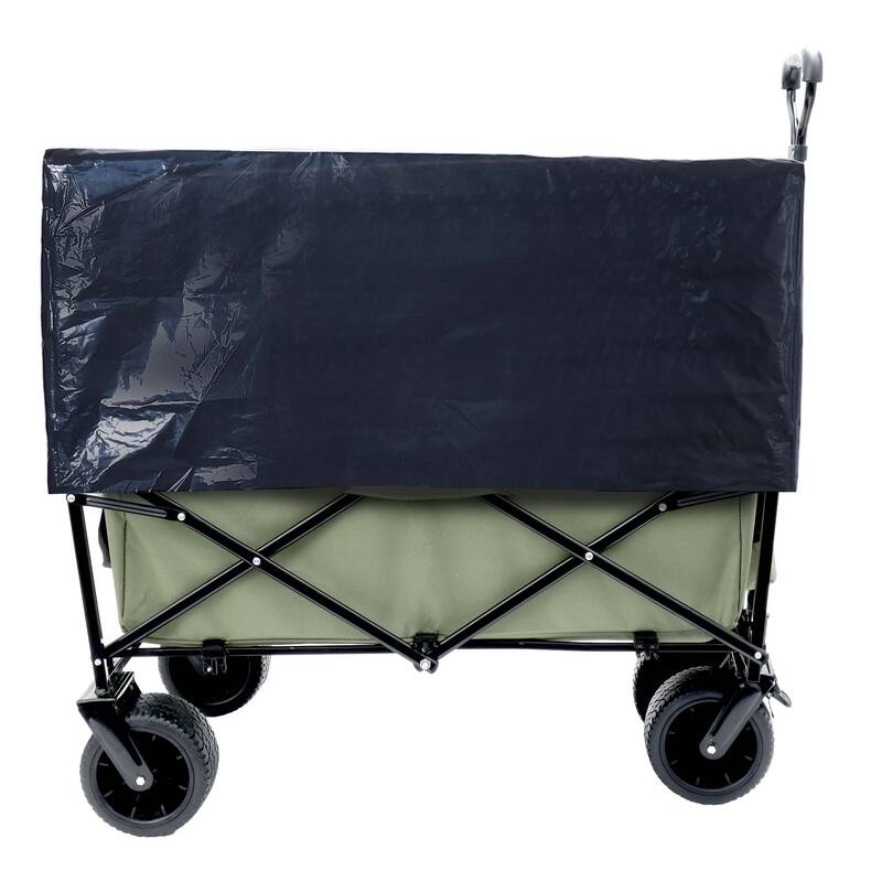 3.1 cu ft. Steel Foldable Wagon Cart