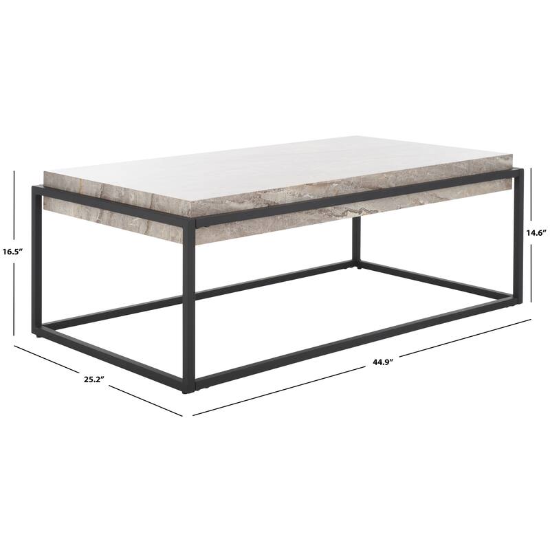 SAFAVIEH Home Collection Edgefield Coffee Table - 45" W x 25" D x 17" H