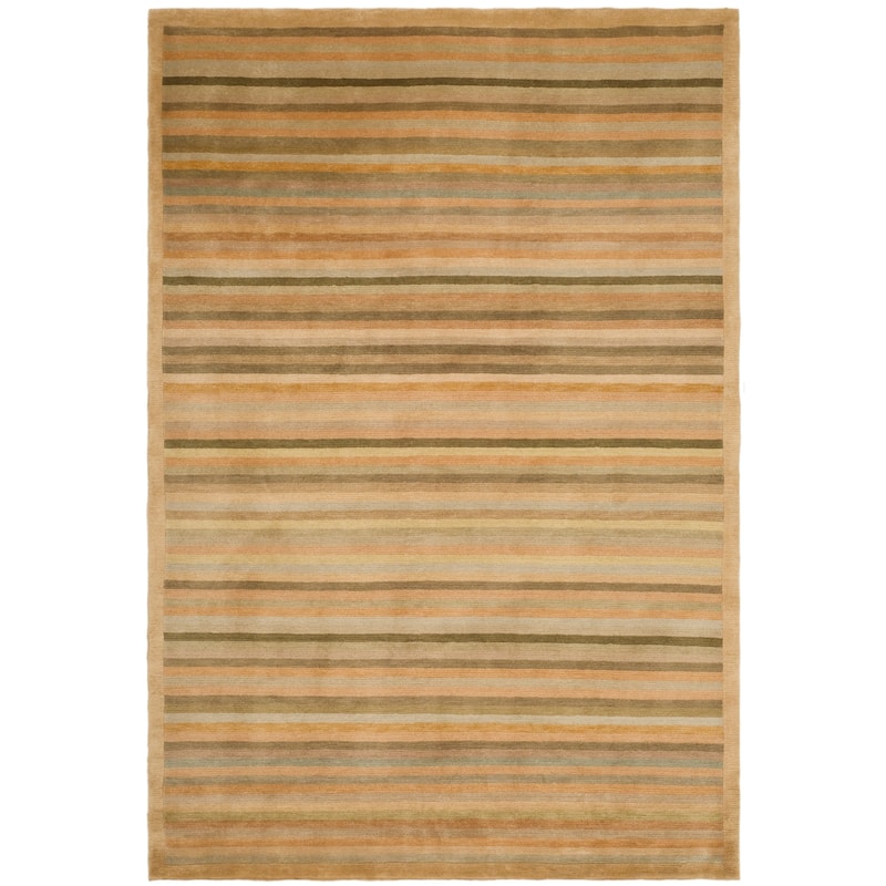 SAFAVIEH Couture Hand-knotted Tibetan Soledade Modern Wool Rug with