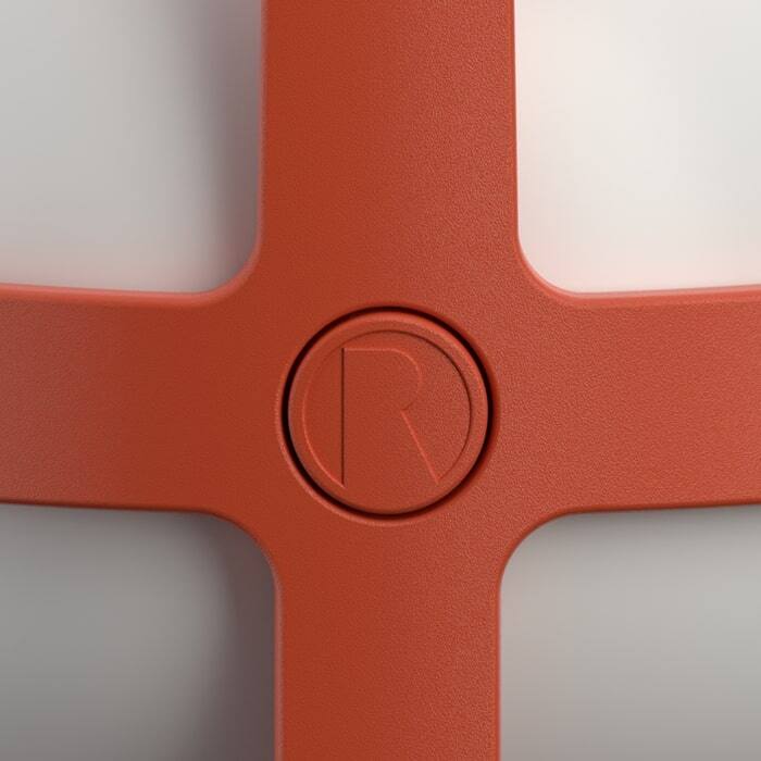 Soft Spot Solar Circular Lantern, Terracotta