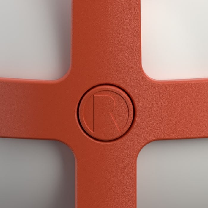 Soft Spot Solar Circular Lantern, Terracotta