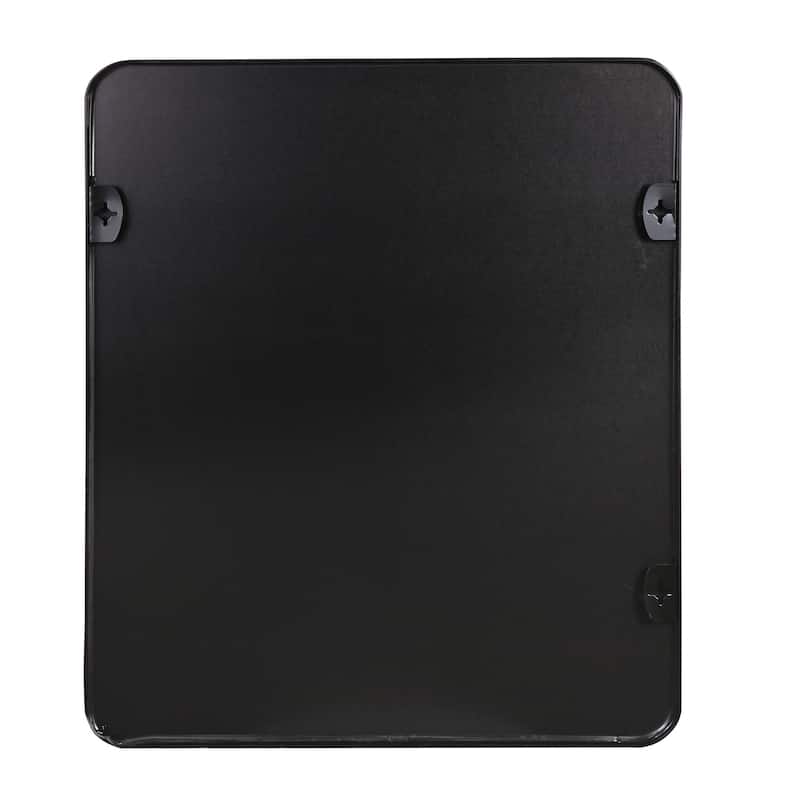 Rectangular Bathroom Wall Mirror with Aluminum Frame,Hooks and Screws