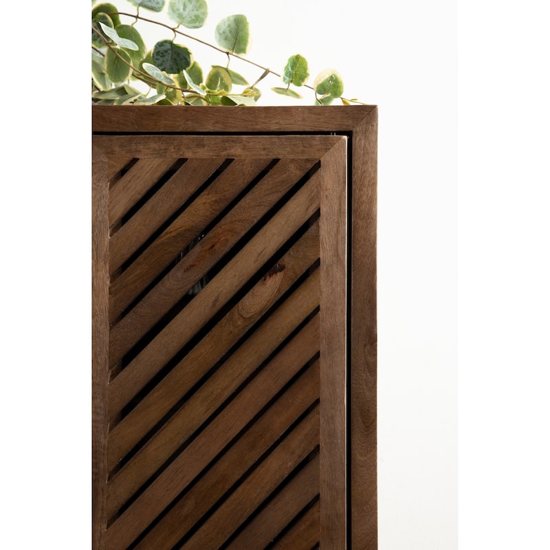 Kate and Laurel Mezzeta Tall 2-Door Bath Cabinet