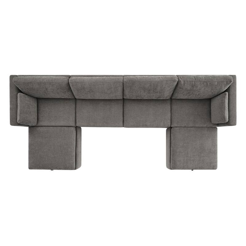 Celia Oversized Modular Sectional Fabric Sofa Set