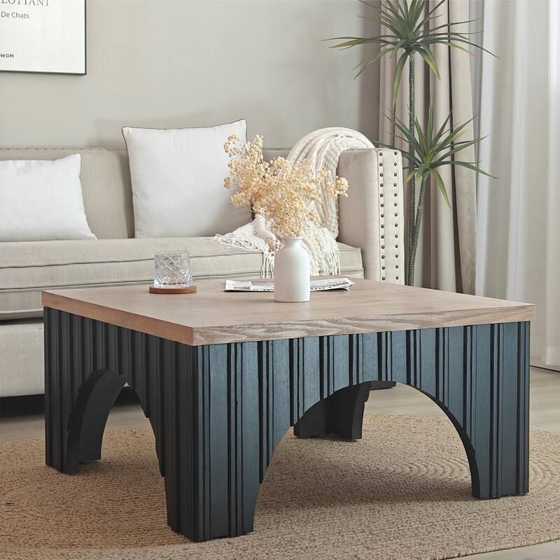 Rustic Square Coffee Table