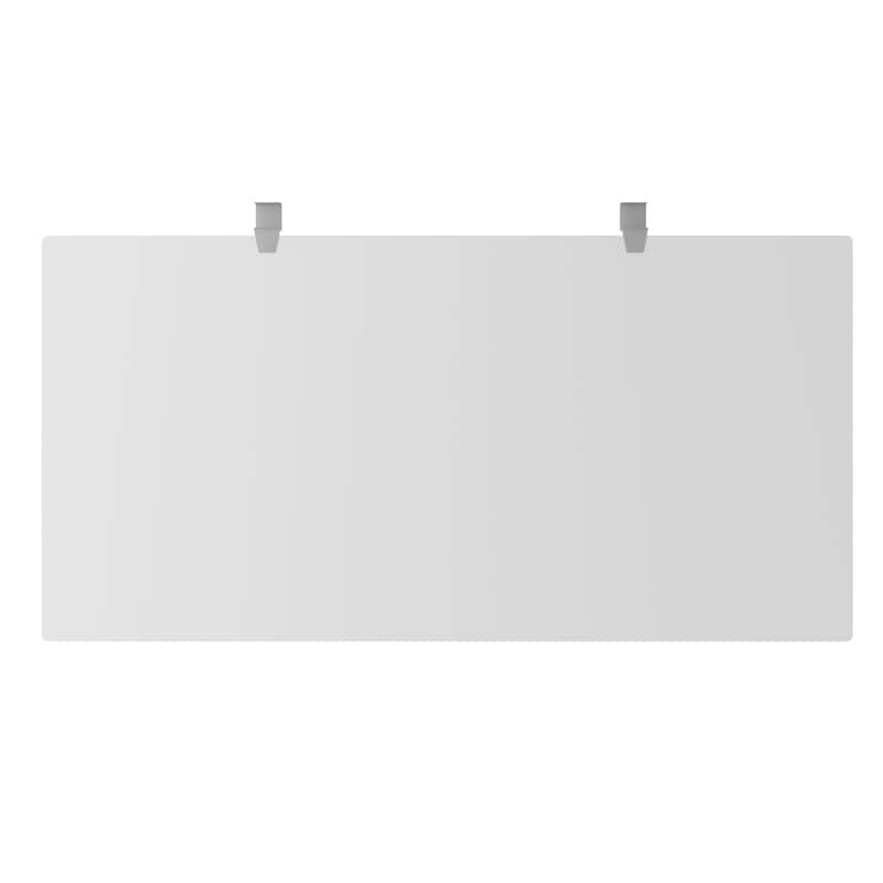 Hirsh Modern Teacher's Desk, Arctic Silver/White