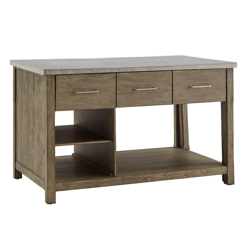 Tali Reclaimed Look Extendable Kitchen Island by iNSPIRE Q Classic