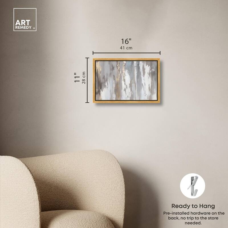 Flooding Gold I Canvas by Art Remedy