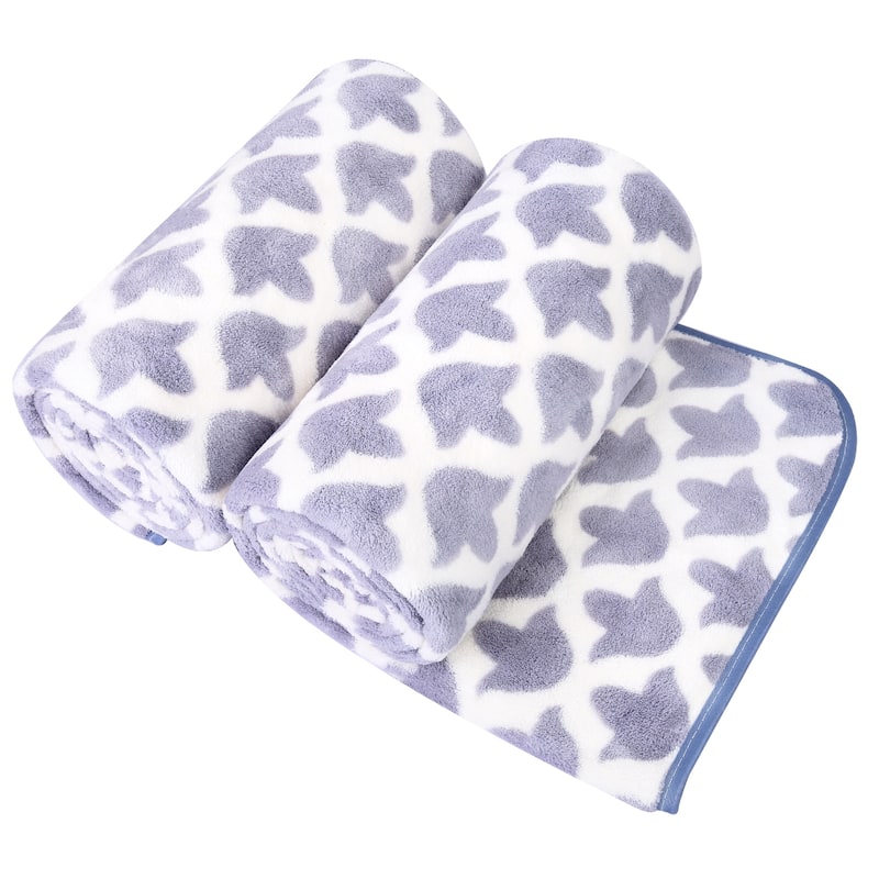 2 Pack Oversized Bath Towels Super Absortbent Beach Towel - Zen Blue