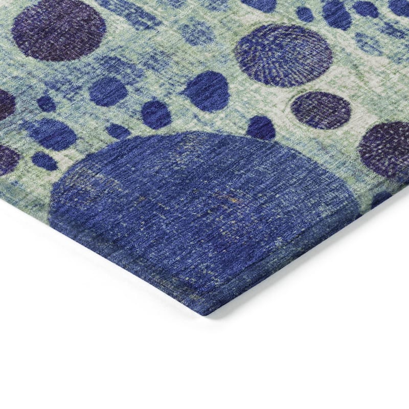 HomeRoots Geometric Transitional Rectangle Outdoor Rug