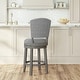 preview thumbnail 20 of 22, Hillsdale Santa Clara II Swivel Stool, Antique Gray