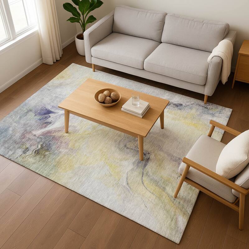 Premium Washable Super Soft Abstract Modern Mayfield Rug