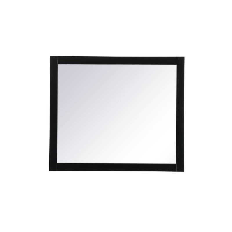 Elegant Lighting VM24236 Aqua 42" W x 36" H Traditional Rectangular - Black