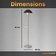preview thumbnail 7 of 8, Hanover Electric Carbon Infrared Heat Lamp with Built-In Table Stand, Black