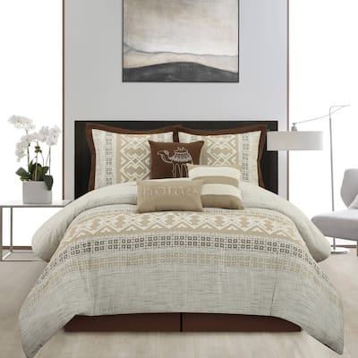 Nanshing Desert 7 Piece Desert Style Comforter Set
