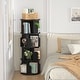 preview thumbnail 44 of 102, 4/5/6 Tiers Round Rotating Bookcase, Revolving Floor Standing Bookshelf Corner Organizer Display