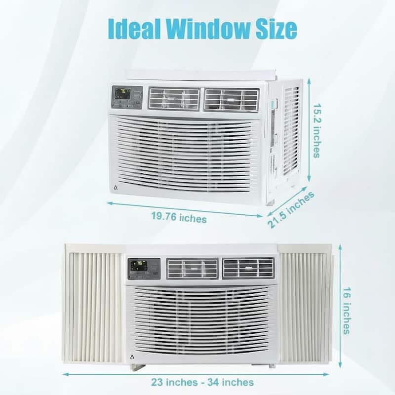12000 BTU Window Air Conditioner, Fast Cooling to 550 Sq.Ft.