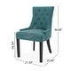 preview thumbnail 20 of 70, Cheney Contemporary Tufted Dining Chairs (Set of 2) by Christopher Knight Home - 21.50" L x 25.00" W x 36.00" H