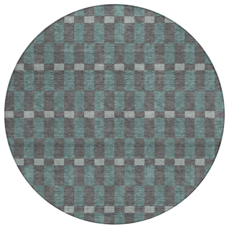 Machine Washable Indoor/ Outdoor Modern Augusta Chantille Rug