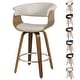 preview thumbnail 151 of 186, 26"/29" Faux Leather Swivel Bar Stools, Wood Counter Stool