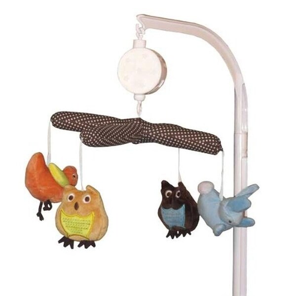 Kids Line Arbor Friends Musical Crib Mobile Plush Nursery