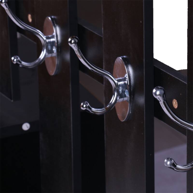 Combination Model Gate Cabinet with Shoe Cabinet+Hang Shelf+ Mirror